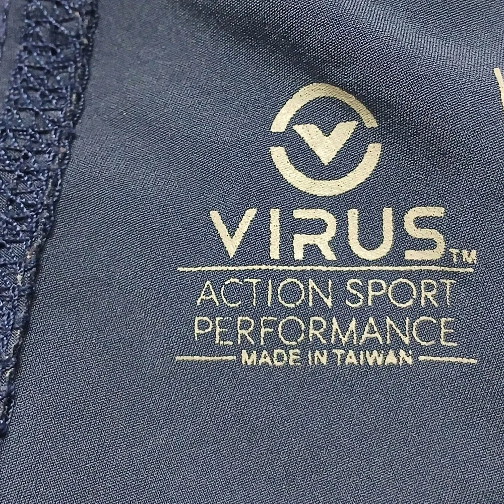 Virus‎ Action Sport Performance Training Gym Shorts Large Blue EUC